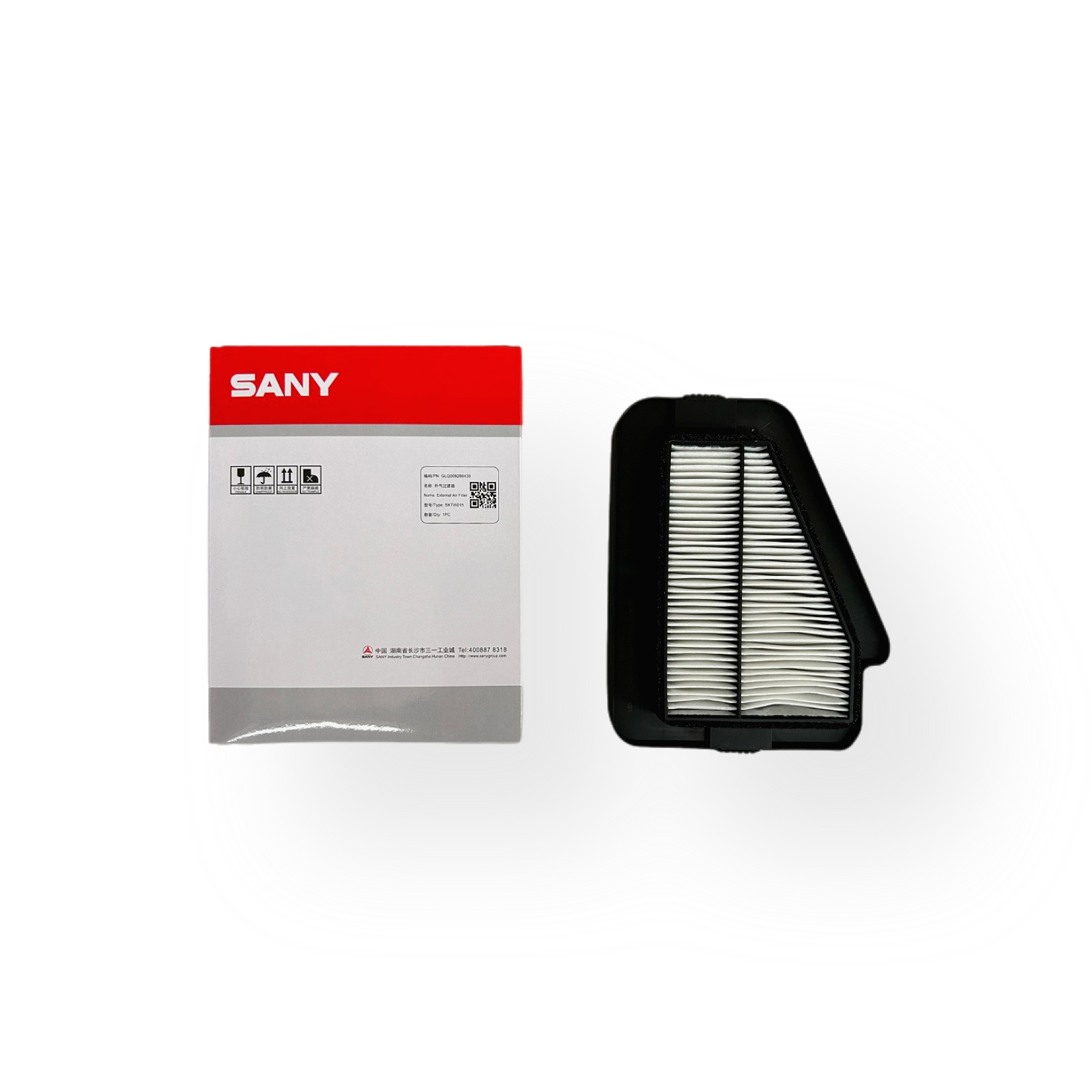 Internal air filter GLQ009288551 for SY125/SY135/SY205/SY215/SY365/SY415/SY485/SY550